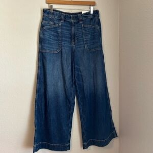 American Eagle Dreamy Drape Wide Leg Jeans Size 10